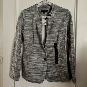 Banana Republic Women's Textured Gray Blazer